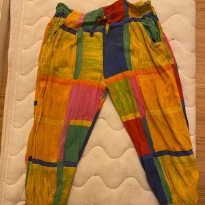 vintage jam's world beach pants , multi colored